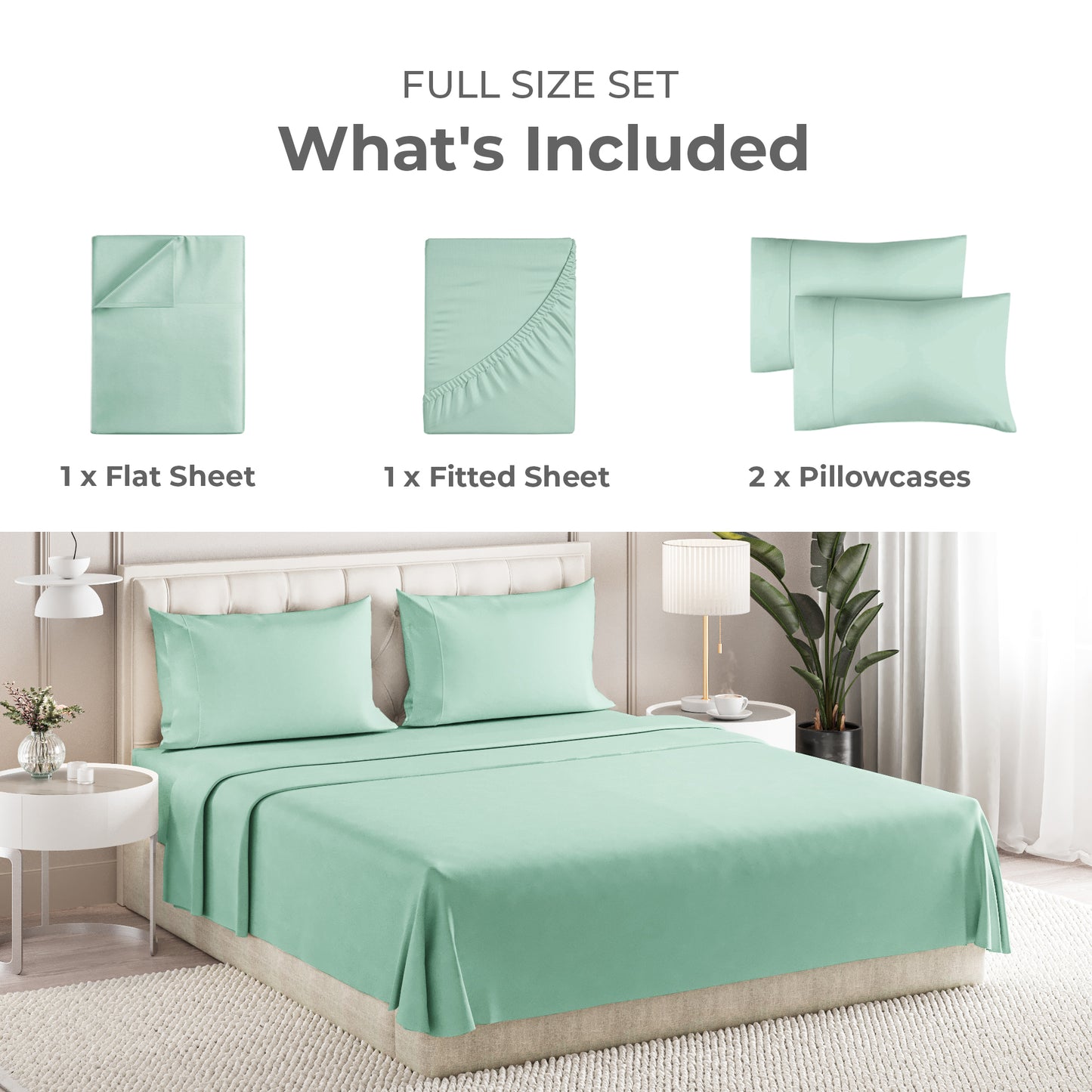 4 Piece Sheet Set (New Colors)