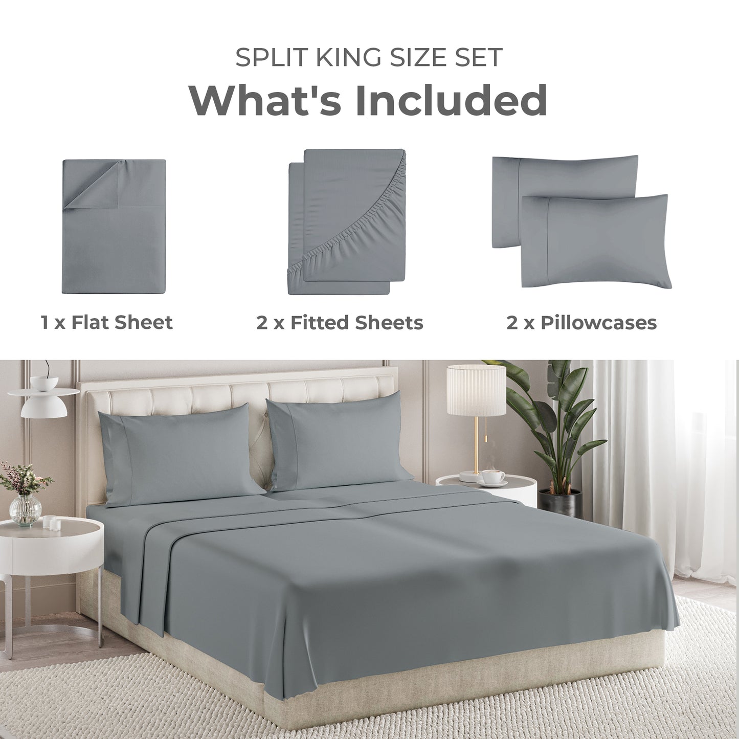 4 Piece Sheet Set (New Colors)