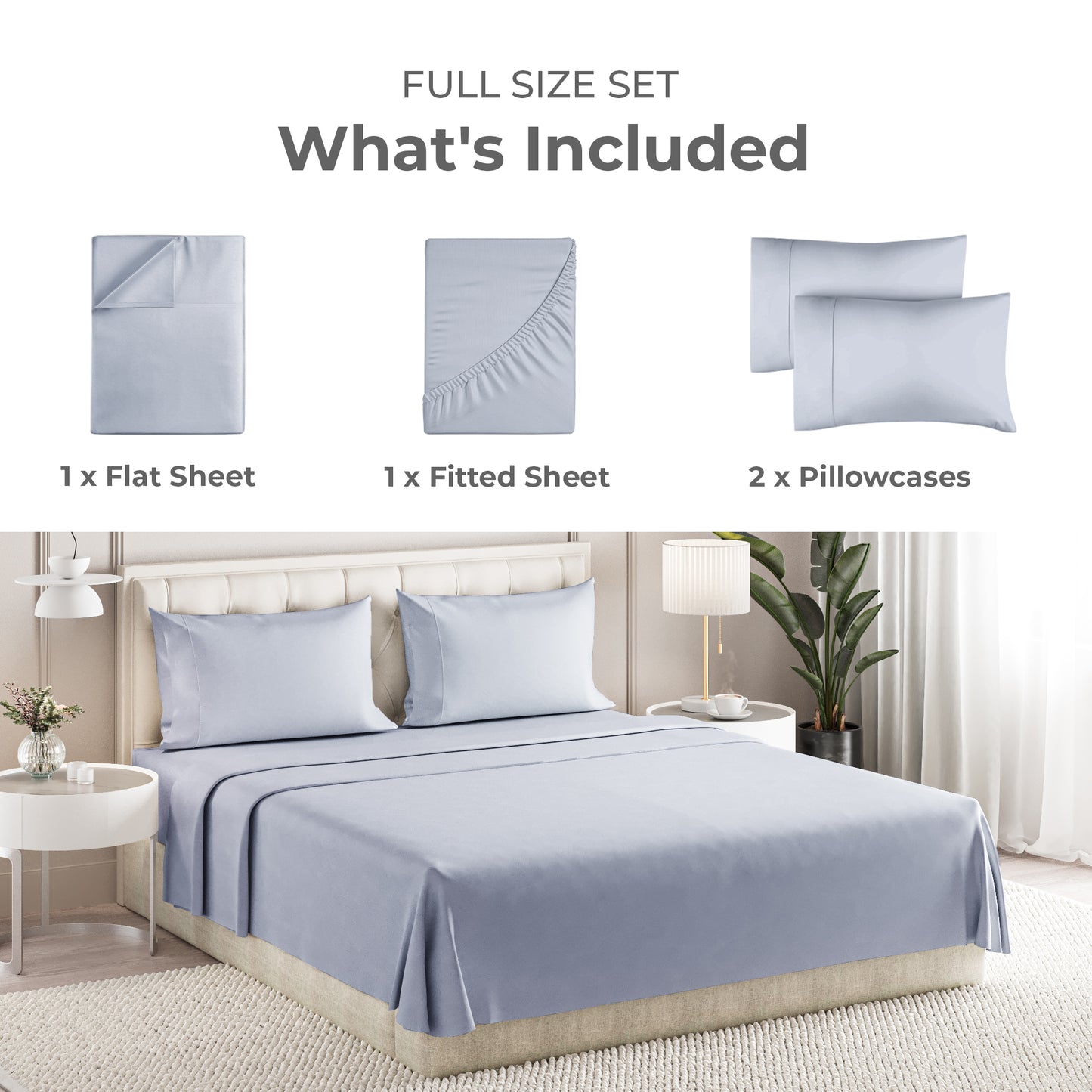 4 Piece Sheet Set (New Colors)