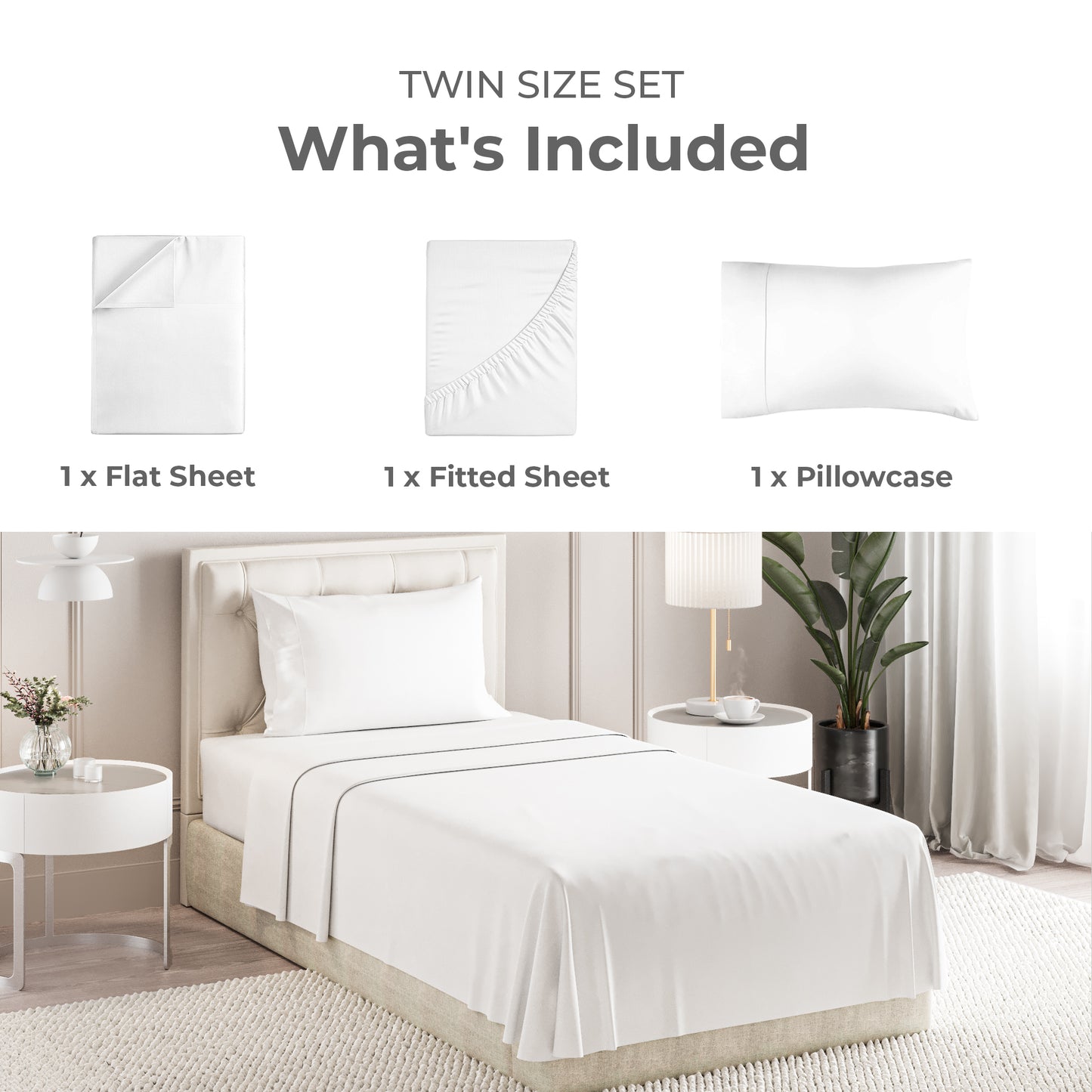 4 Piece Sheet Set (New Colors)