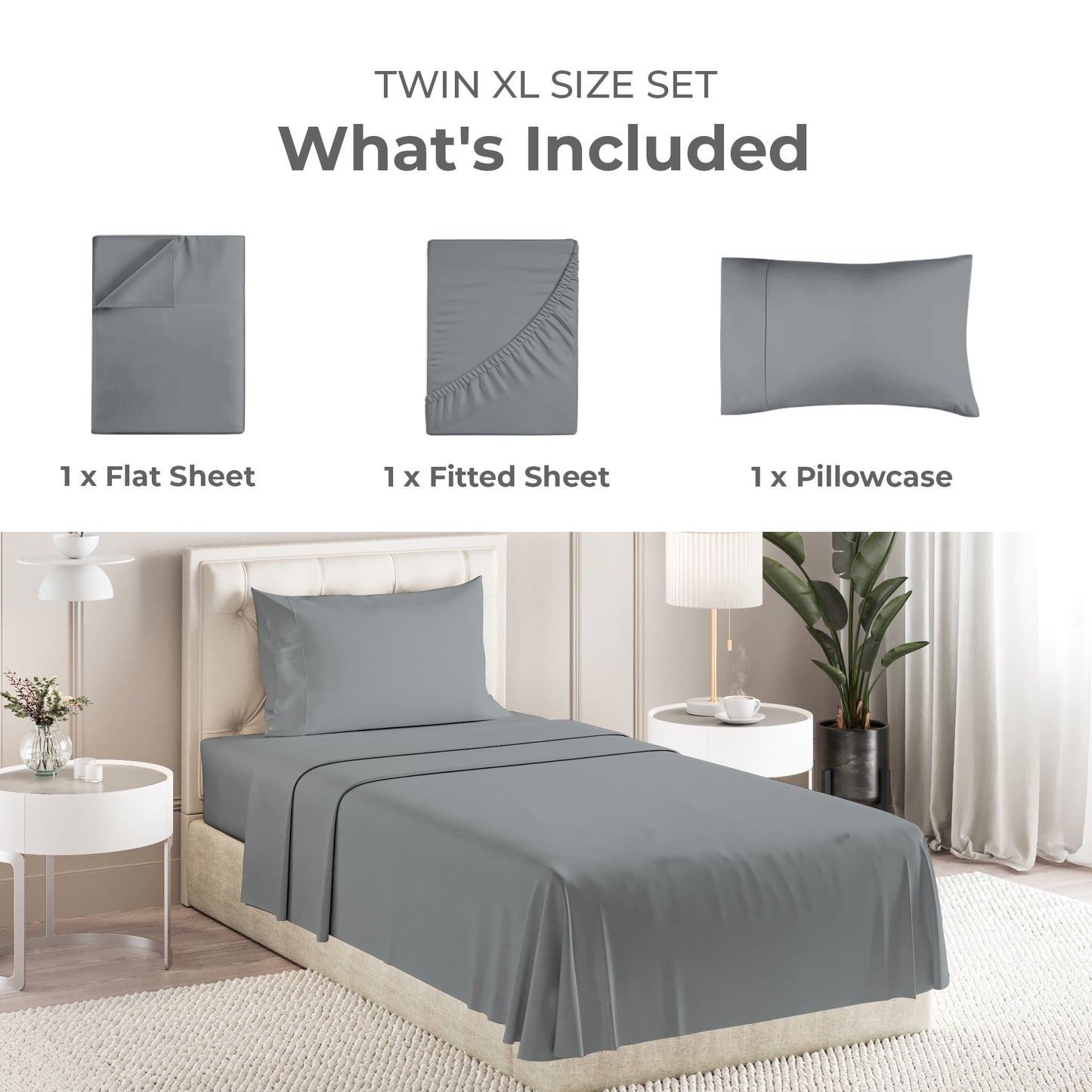 4 Piece Sheet Set (New Colors)